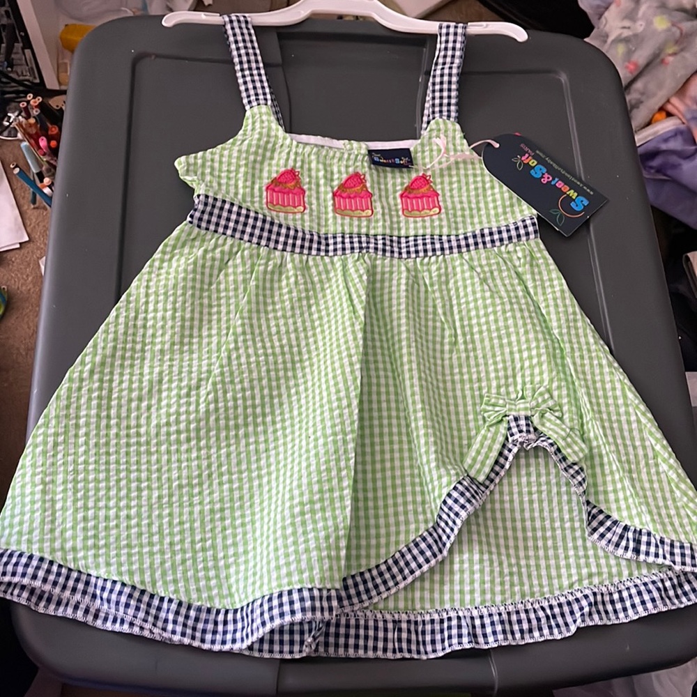 NWT Gingham Dress 3T
